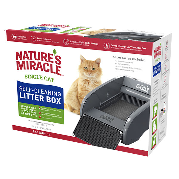 Nature miracle self cleaning litter box outlet